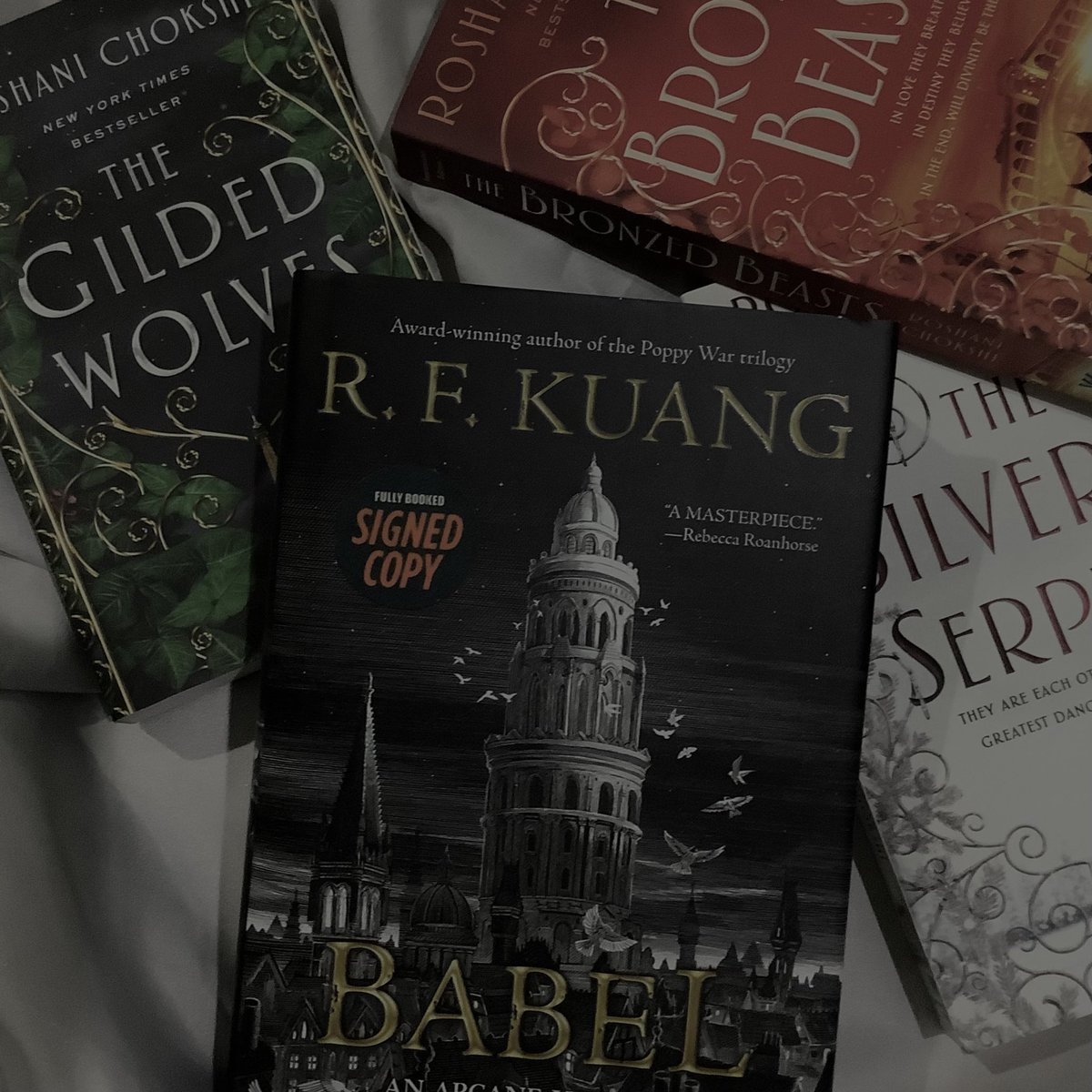 yangyoumings's tweet photo. my entry for @_FullyBooked's giveaway! #DiscoverAsianReads π
two of my favourite reads written by Asian authors: The Gilded Wolves by Roshani Chokshi and Babel by R.F. Kuang, two books that hit close to home. https://t.co/IbkOZb9lEl