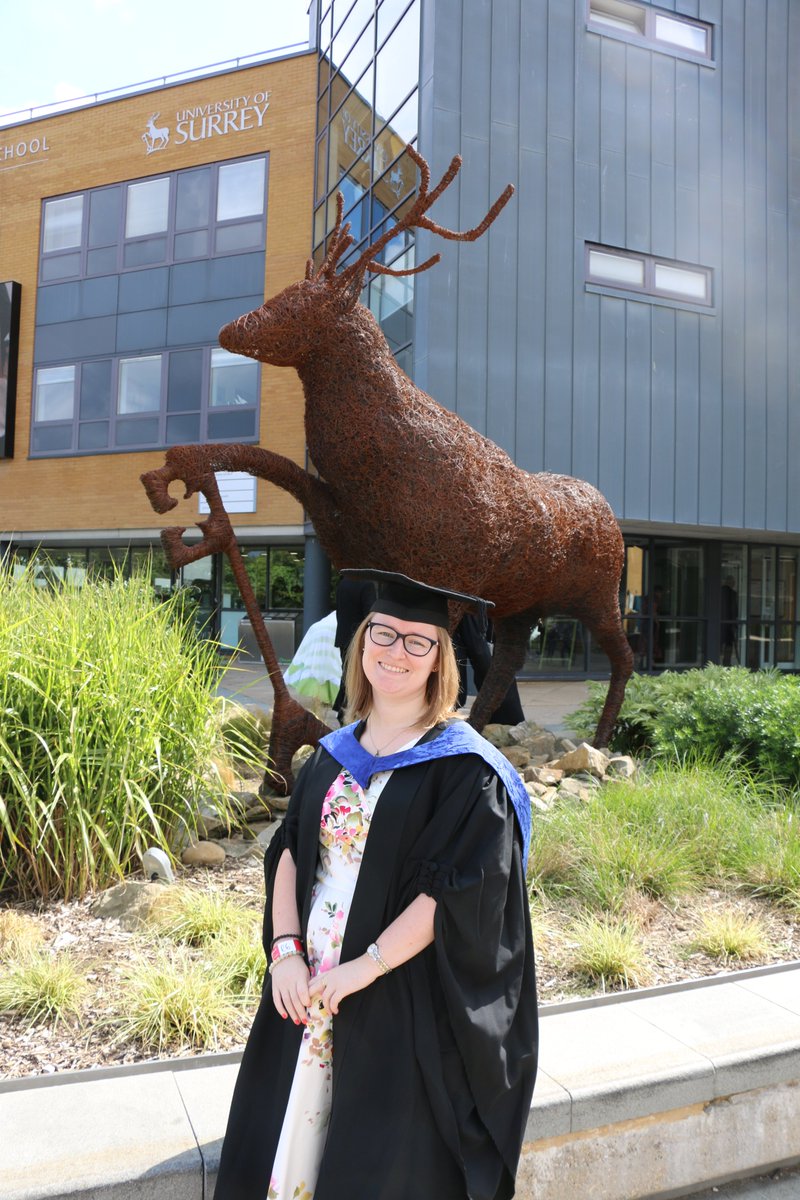 Bethany_CH's tweet photo. I've finally done it! From not getting the grades I wanted at college to trying uni in Switzerland, I've finally graduated from @SurreyMathsPhys with my First Class Physics BSc!👩‍🎓👩‍🔬
📸 ft the amazing @drsilviapa, @lisanmorrison, @Dr_CST, @jimalkhalili, @DefoNotFlat https://t.co/01nH1Beazl