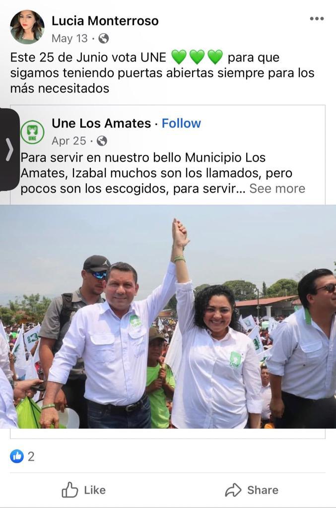 👇👇👇
¿Por qué Lucía Monterroso, hermana de Cinthia Monterroso, promueve la campaña de la UNE?