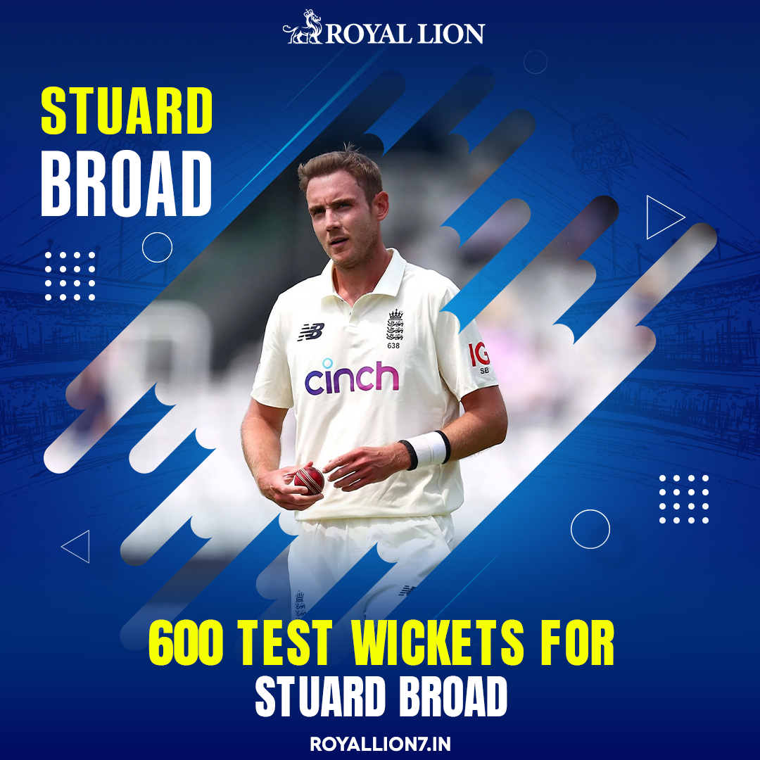 royallion7_in's tweet photo. 🏏🎉 History made! Stuart Broad reaches a remarkable milestone of 600 Test wickets.🙌🎊 An extraordinary achievement.🌟💯
👉Read more sports news: https://t.co/AI8nx3iuoJ
➡️Join us on : https://t.co/wyjKYDKWSu
#Royallion #Manipur #Seven1stWin #मणिपुर #ItTakesOneDay https://t.co/7GOiQnE8w8