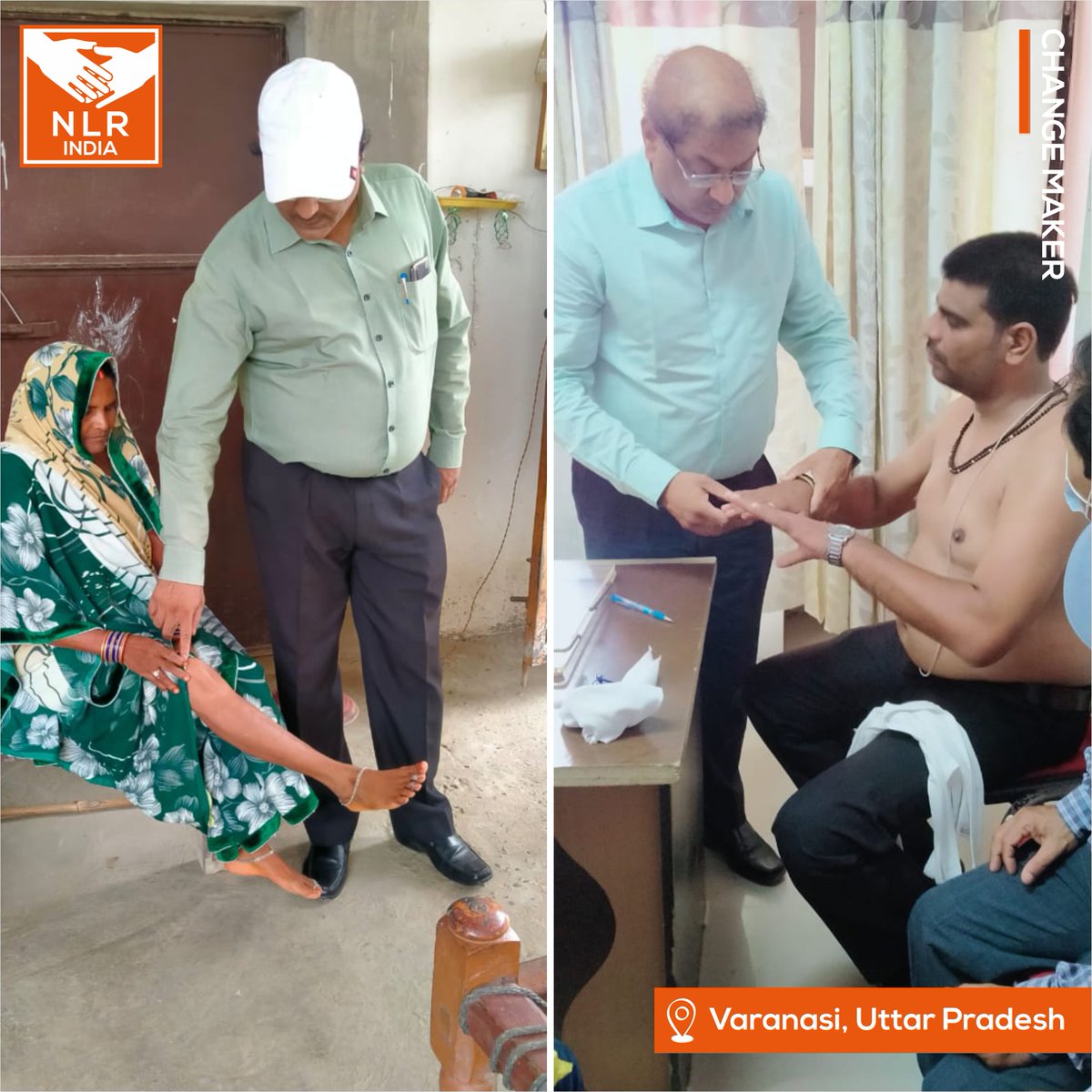 NLRIF_'s tweet photo. Dr. Rahul Singh, District Leprosy Officer (DLO), Varanasi has been working for the past 15 years with a mission to eradicate leprosy from India by early case detection and treatment of patients.
#ZeroLeprosy #untilNoLeprosyRemains #ZeroTransmission #ZeroDisability https://t.co/n5852i1474