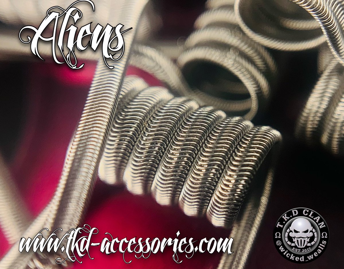 One of the most iconic and popular coils created by Danny Tkdcoils from The Kilted Devils Coils, available direct on the website, also in various ohms there is plenty of options to choose from.

You can also use code WKD as well while you there