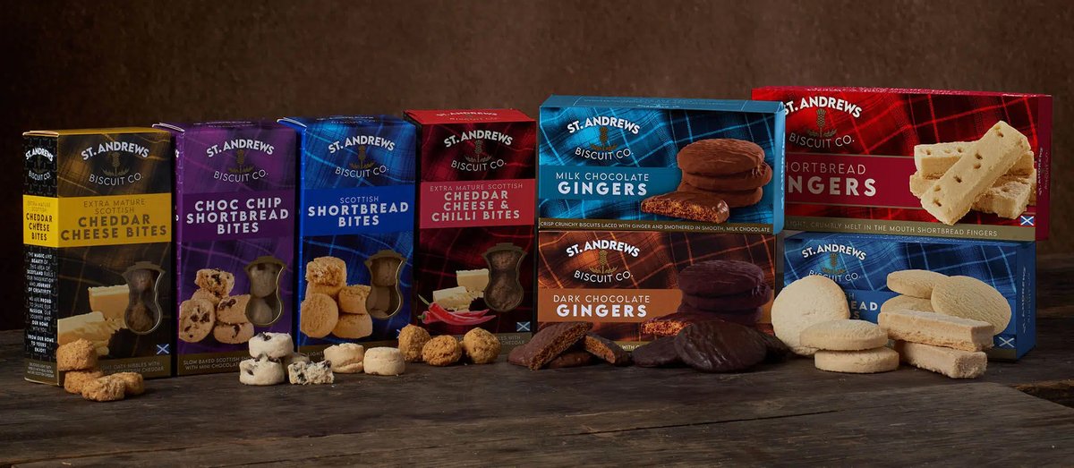standrewsbakery's tweet photo. Golf's greatest and oldest major championship is underway.

Why not sit down and enjoy #TheOpen with a warm drink and a selection of St Andrews Biscuits Co. snacks? 😋

View products ➡️ https://t.co/O2RWmf2fXK https://t.co/gkDKYiTazp