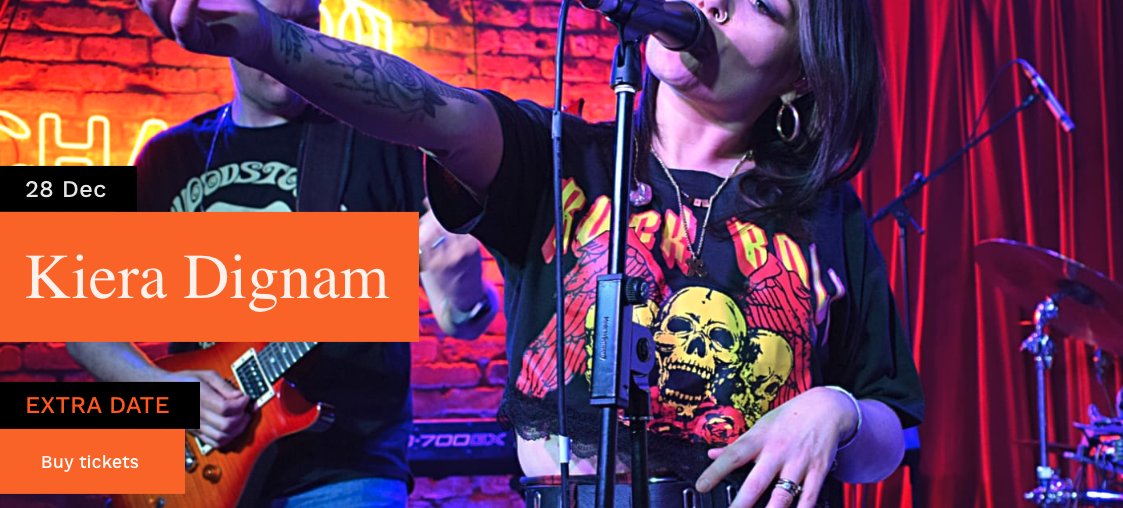 Kiera Dignam's 1st Date sold out so fast in Opium Club Dublin that she has launched a 2nd Date for fans **opium.ie/events/kiera-d…