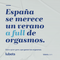 simgadgets's tweet photo. Sea cual sea tu elección este domingo, solo hay una apuesta segura. Con @Lubets_es y sus #OrgasmosGenerales https://t.co/M3WPPmTpzt
