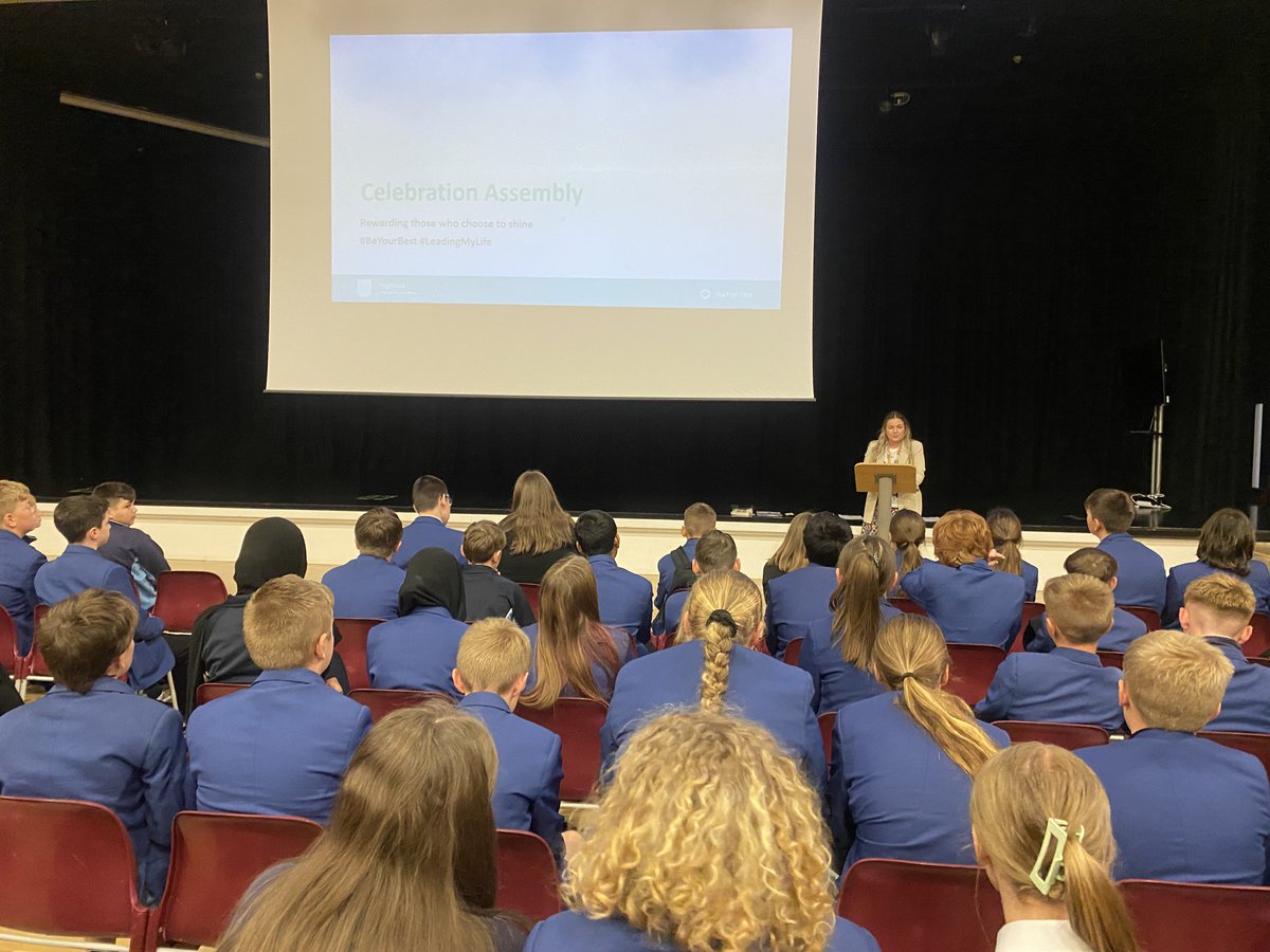 HighfieldLA's tweet photo. We're in our #KeepShining celebration assemblies. Well done to all our young people who chose to #BeTheirBest and #LeadersOfTheirLives. #WeAreHighfield #WeAreStar https://t.co/ru0LSHFVOS
