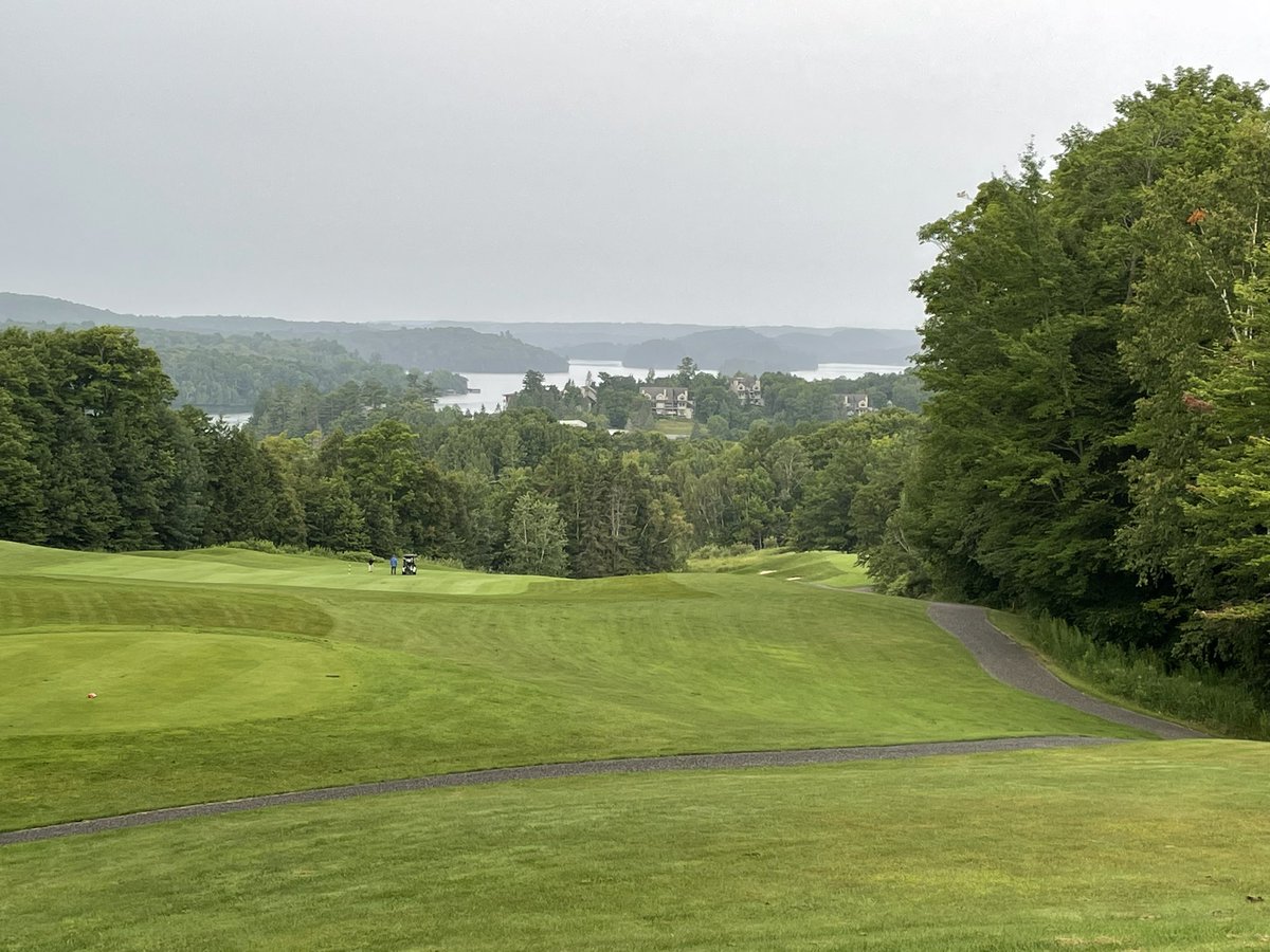 It’s a bit gloomy here at the office today but we have lots of die hard golfers braving the rain