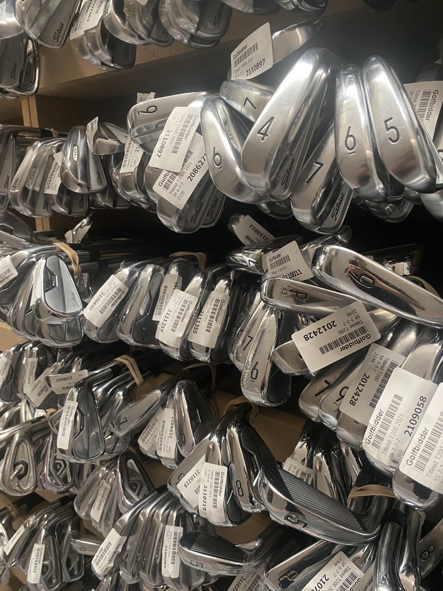20% off Titleist T-Series iron sets for a limited time only - golfbidder.co.uk/promotion/iron… ⛳️