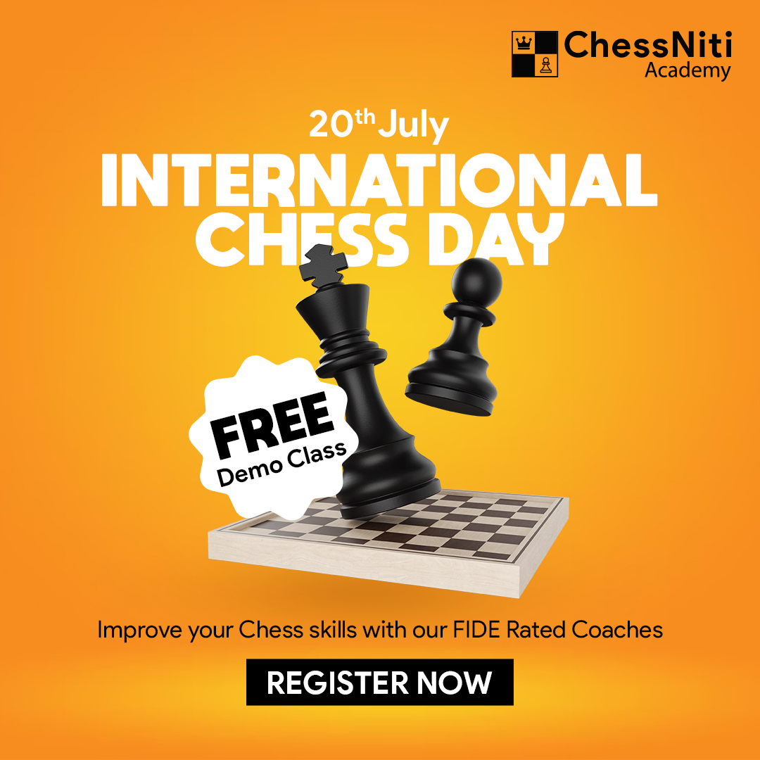 chessniti's tweet photo. As we celebrate #InternationalChessDay, we bring you an irresistible offer for a free online class! 

Register today:  https://t.co/eXmTMHDeof

#ChessDay #chessgame #ChessCommunity https://t.co/teu7ksn5Uo