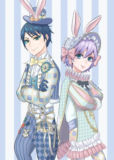 イベ 微ネタバレ  地元じゃ負け知らず 大鎌のデュークとフェルミエんちの毒林檎  #twstファンアート #ツイステファンアート