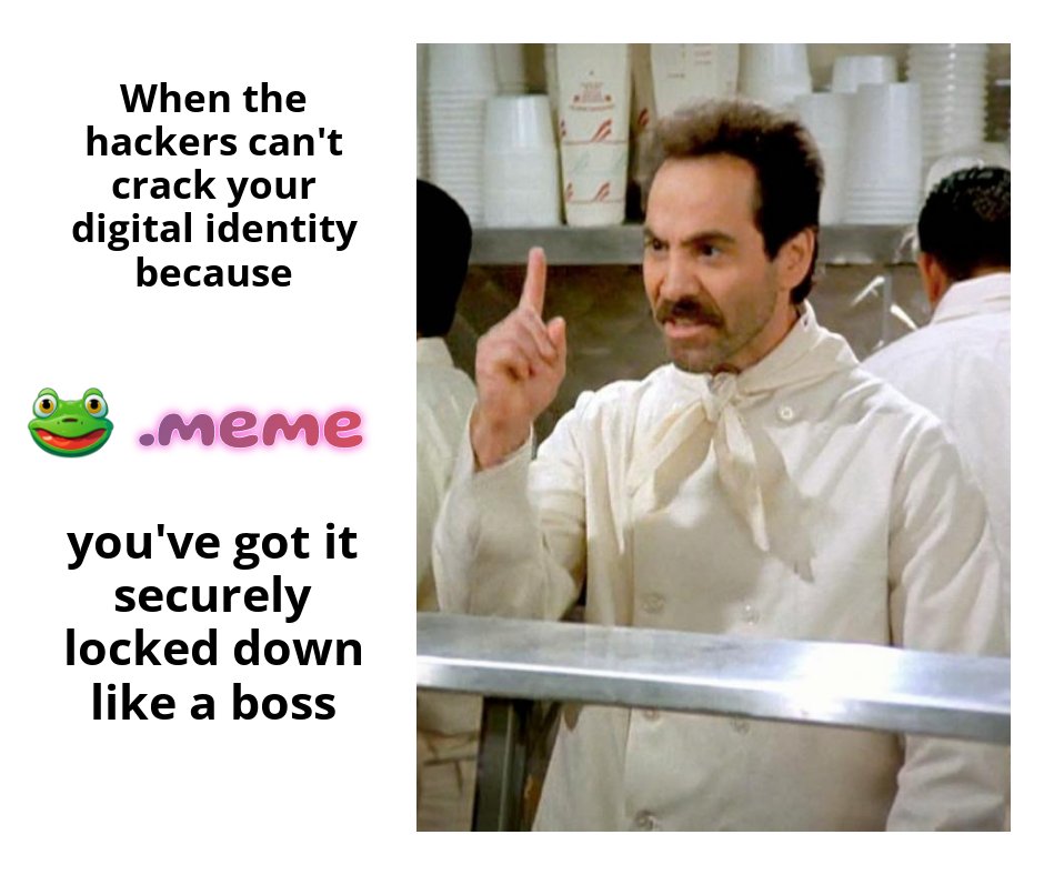 meme_did's tweet photo. 💡 Experience a new era of trust and control over your identity information.

Seamlessly connect your digital persona across different blockchain networks with .meme domains.

Register at https://t.co/zOxNXHlFnO

#MemeDID #LayerZero #Domains https://t.co/c98K4kh6mj