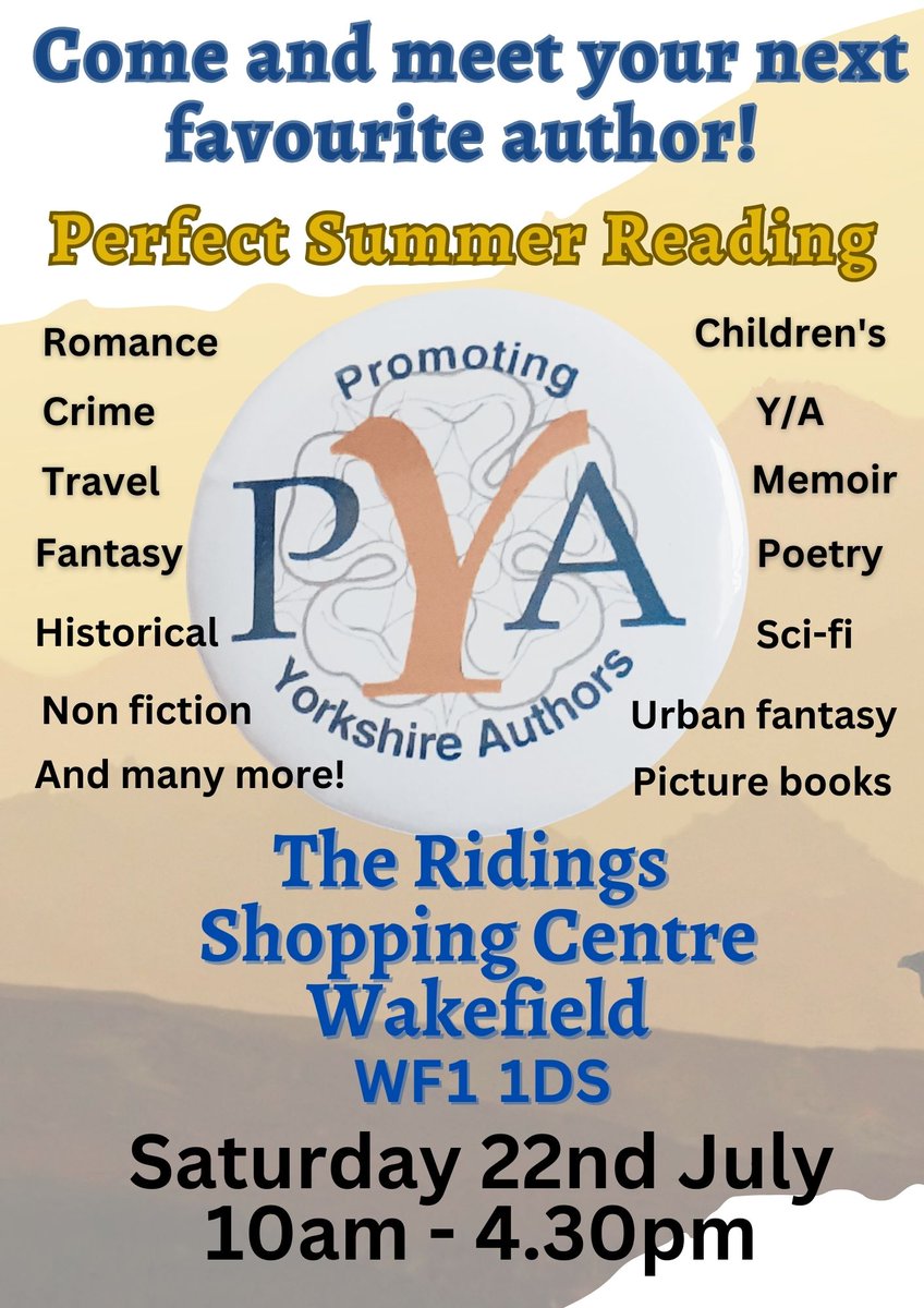 Don't forget! Saturday, Wakefield. The Ridings Shopping Centre.
