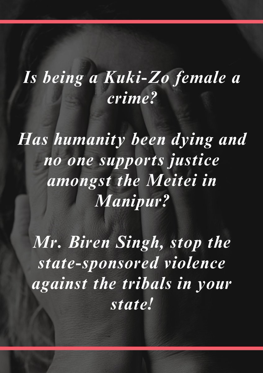 MahruaiaC's tweet photo. @narendramodi @NBirenSingh @timesofindia @TheHindu @ndtvindia @KirenRijiju @governormanipur @PMOIndia @rashtrapatibhvn https://t.co/qeSS1y0o0i