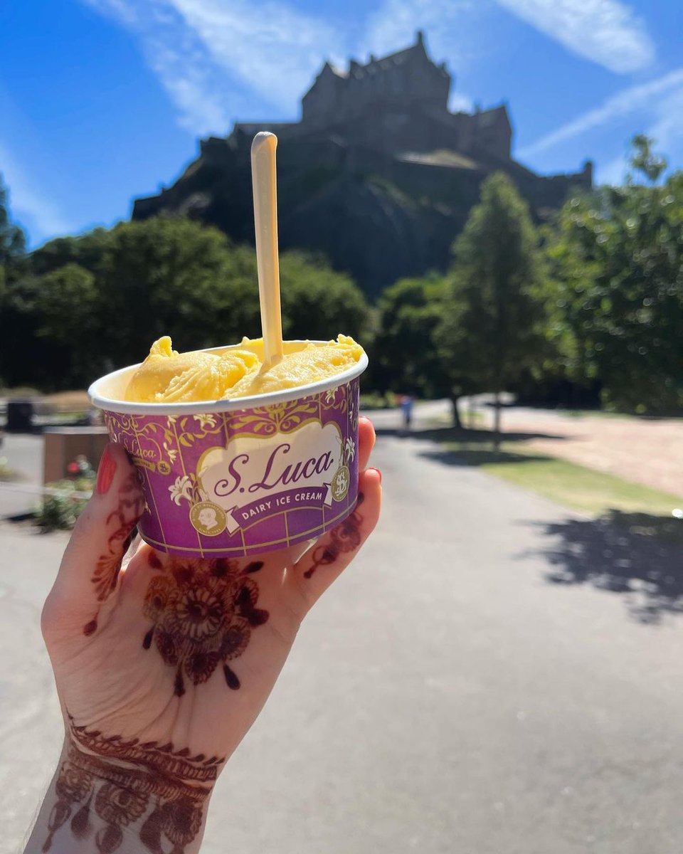 VisitScotland's tweet photo. What's summer in #Scotland without some local ice cream?! 🍦🍨  Share YOUR recommendations below!🖊️💭

📍 Giacopazzi’s Gelato  📷 IG/the_mackem_foodie
📍 The Little Parlour  📷 IG/littleparloursq
📍 S. Luca's 📷 IG/vava_zoom
📍 The Milk Barn 📷 IG/_sophiescrans https://t.co/wQQB8IR3uW