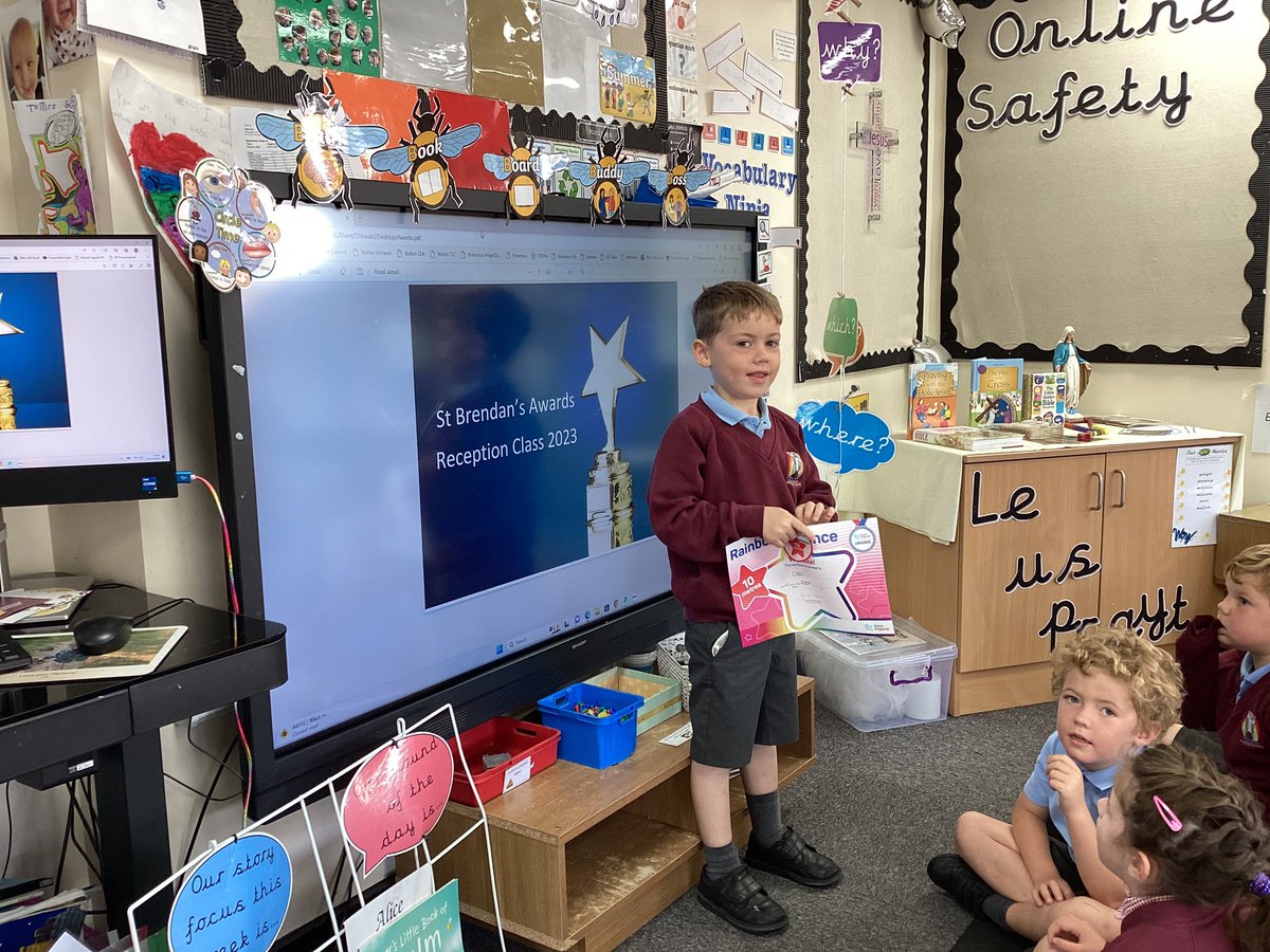 More swimming awards in Reception class! We are very proud of you!