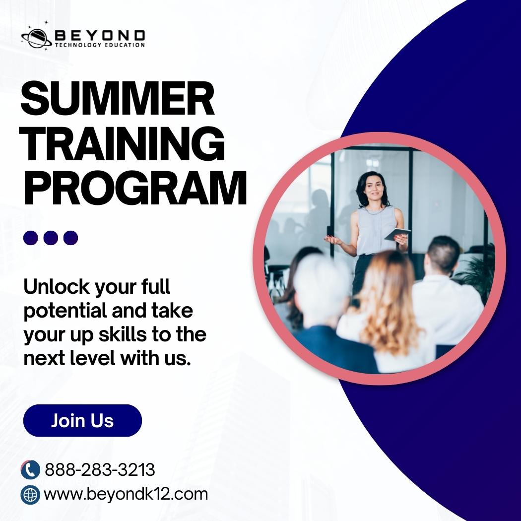 beyondk12's tweet photo. Level up your skills this summer with BeyondK12's Summer Technology training program!
โจLet's take advantage and join us here.
https://t.co/7oRtztT2n7
.
.
.
#ProfessionalGrowth #learningjourneyneverends #PrepareForSuccess #summertrainingprogram #summertraining2023 https://t.co/KTu9z7YwrF