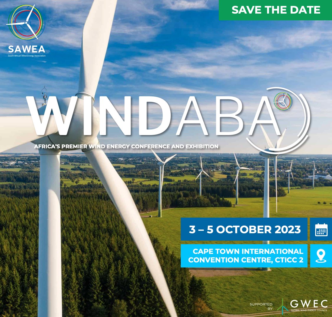 WINDABA_ZA's tweet image. Energy efficiency is vitally important in our efforts to deliver energy security and we will be highlighting the many ways in which #windprojects can be leveraged to lower energy bills, save resources and improve SA’s industrial competitiveness.

#windaba2023 #beyondtheturbines