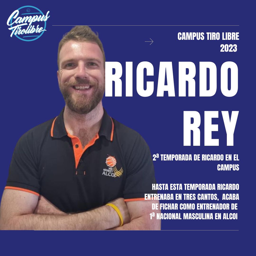 CampTiroLibre's tweet photo. Hoy le toca a Ricardo Rey, Aka Richy 😉
2º año con nosotros, volveremos a disfrutar con sus skills ⛹🏻‍♂️y sus bailes 🕺🏻
Cruzando los dedos 🤞 para que vuelva entero 🌮 de sus vacaciones 🤣
Este año entrenó en @CBTresCantos y la próxima temporada lo hará en @CNBAlcoi https://t.co/xQ5Q8T8erR