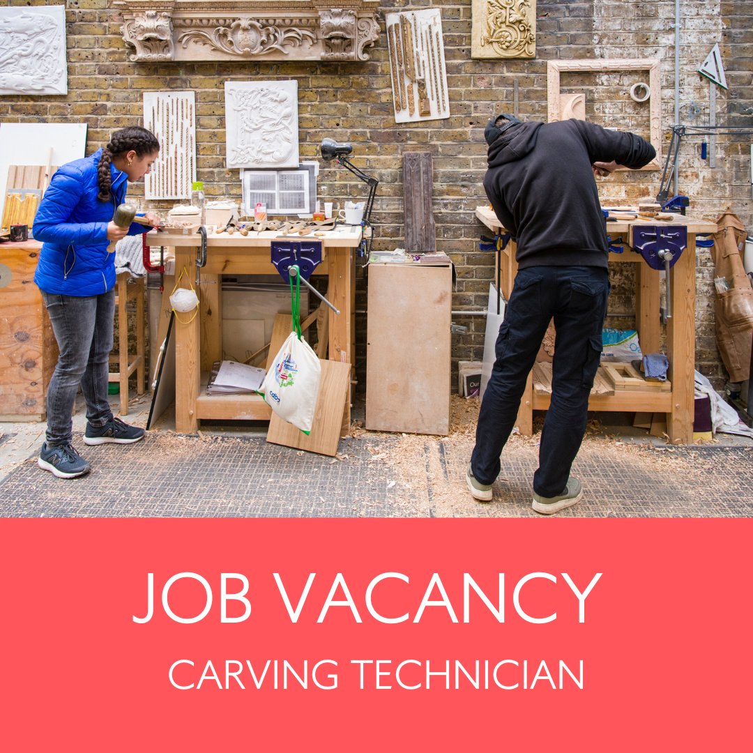 We are seeking applications for a Carving Technician to join our team in our thriving and highly acclaimed Carving Department. Find out more and apply via our website: cityandguildsartschool.ac.uk/job-vacancy-ca… Closing Date: 31 July 2023