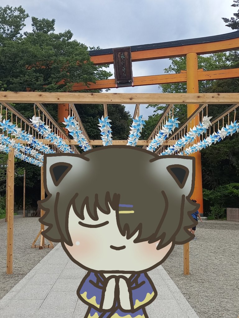 hi_ruha's tweet photo. ⛩️是路哈人生第一次來到神社！
真的很美呢☺️
#東京  #川越市 #川越氷川神社 https://t.co/3av0kYkUBL