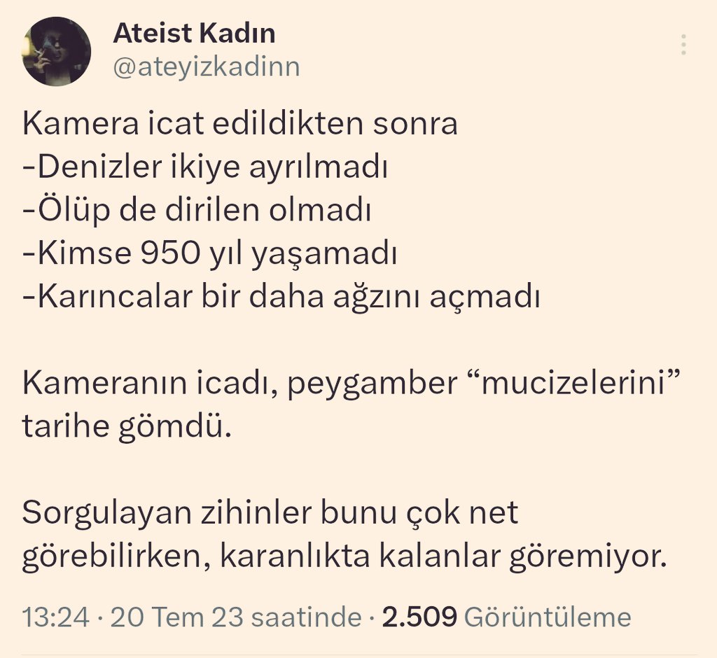 Yobazların saldırısı nedeniyle arkadaşımızın hesabı sınırlandırılmış.
Yeni hesabını takip etmenizi rica ediyorum. Zaten çoğunuz tanıyorsunuzdur.
Gerçekleri yazan az sayıdaki kaliteli hesabı desteklemeniz ve bilgileri paylaşmanız ülkemizin geleceği açısından son derece önemli...