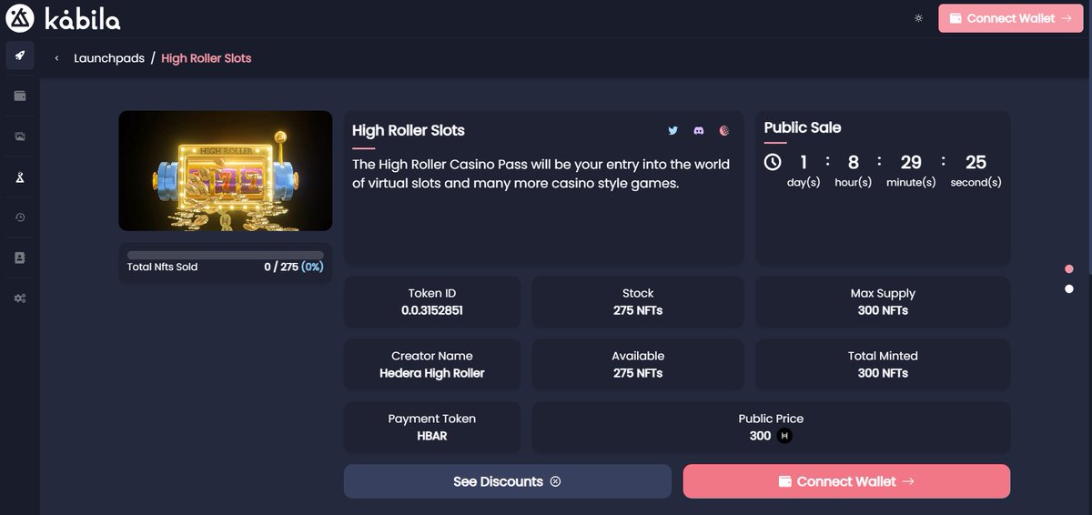 Hedera High Roller tweet media