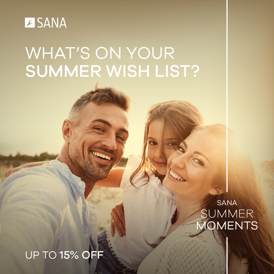SANAHotels's tweet photo. Ainda não reservou as suas férias de verão? ☀️

Aproveite até 15% desconto na sua estadia em hotéis 5 estrelas da SANA Hotels.

👉 Reserve agora: https://t.co/iljdLiiuNd

#summermoments #sanahotels https://t.co/PK2pMthhck