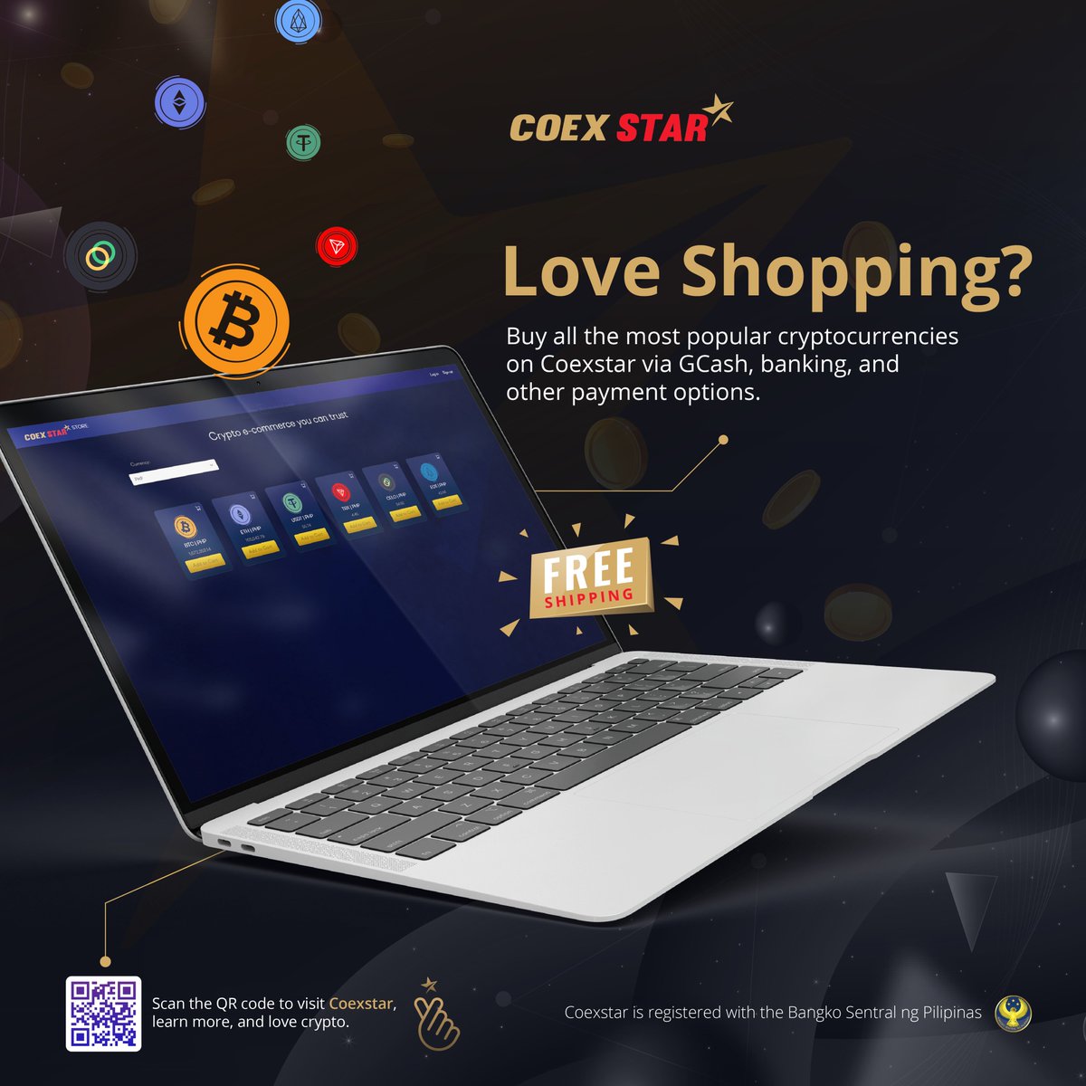 coexstarph's tweet photo. Love crypto? Love shopping? 

Visit https://t.co/vKWfe4wz86 and enjoy the best of both worlds! https://t.co/bFSKDoTAmD