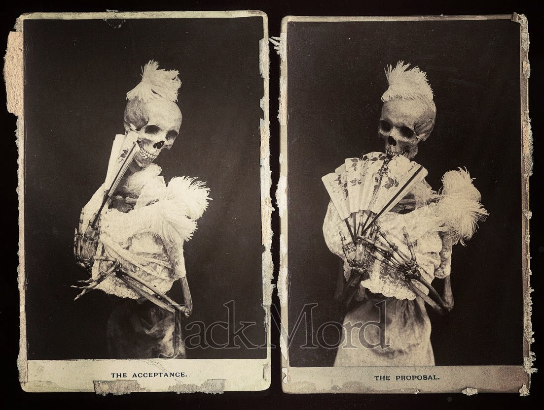 ThanatosArchive's tweet photo. The Proposal / The Acceptance 
(1890s) 🪭💀 https://t.co/DFR6BDMEFd