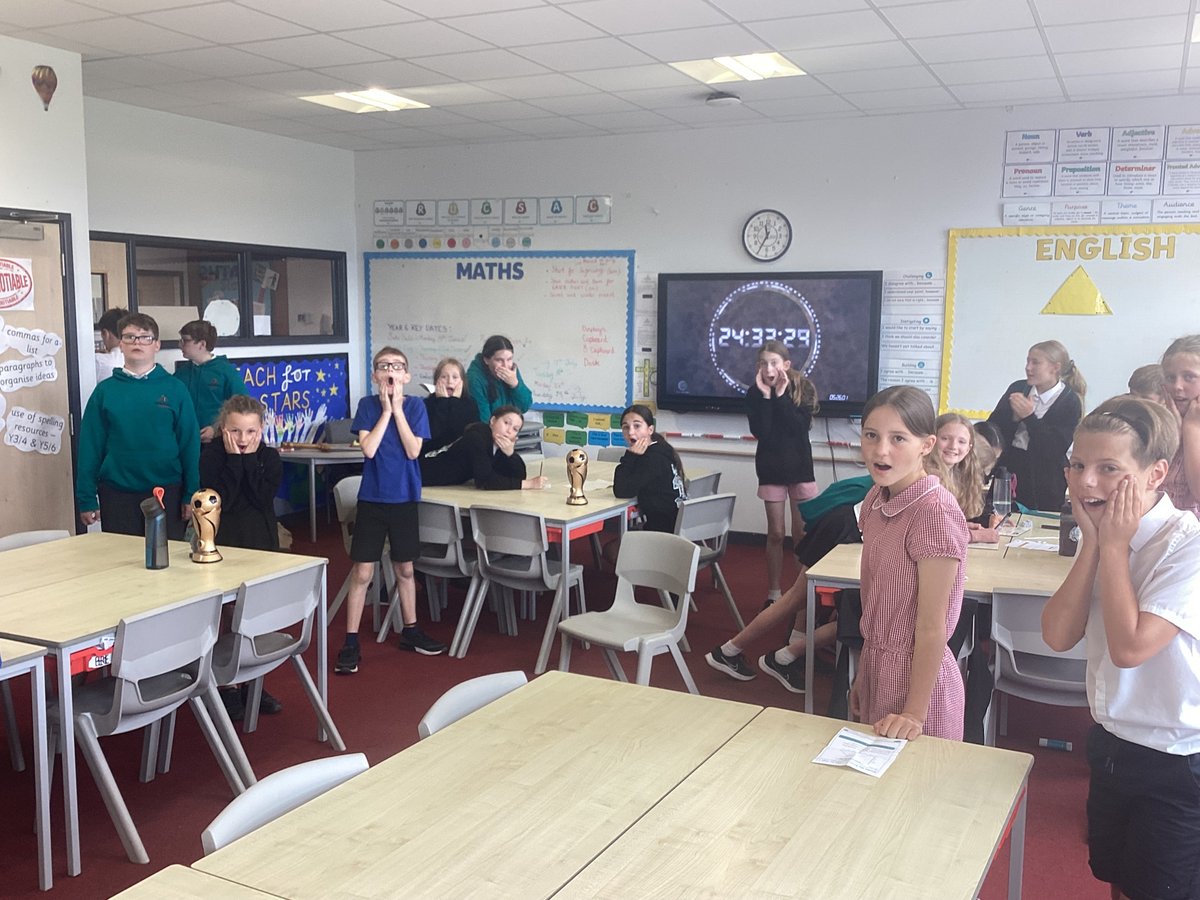 StMattsAcademy's tweet photo. Olympus Class had lots of fun breaking out of our ‘Escape Room’ today! We had to work together as a team to solve difficult maths problems in order to crack the ten-digit code to ‘unlock’ our classroom door! Thank goodness we made it out in time for lunch! 🔐 #MathsEscapeRoom https://t.co/UrthsXHAvV