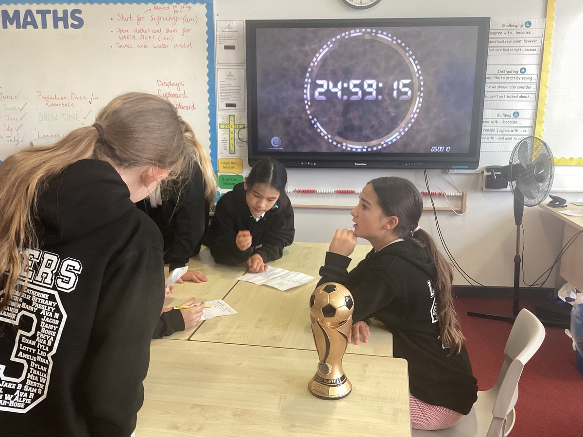 StMattsAcademy's tweet photo. Olympus Class had lots of fun breaking out of our ‘Escape Room’ today! We had to work together as a team to solve difficult maths problems in order to crack the ten-digit code to ‘unlock’ our classroom door! Thank goodness we made it out in time for lunch! 🔐 #MathsEscapeRoom https://t.co/UrthsXHAvV