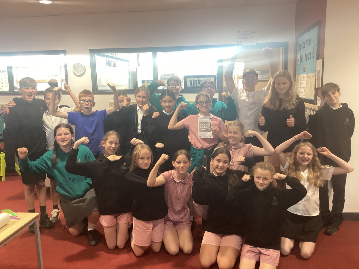 StMattsAcademy's tweet photo. Olympus Class had lots of fun breaking out of our ‘Escape Room’ today! We had to work together as a team to solve difficult maths problems in order to crack the ten-digit code to ‘unlock’ our classroom door! Thank goodness we made it out in time for lunch! 🔐 #MathsEscapeRoom https://t.co/UrthsXHAvV