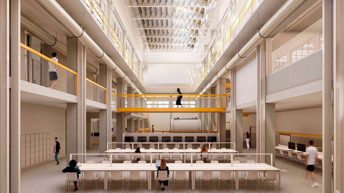 PacoOlivaUPO's tweet photo. Ya contamos con un proyecto para rehabilitar el edificio de la antigua central térmica de la UPO. Gracias a la financiación del Plan PIREP podremos incorporar a la Universidad una infraestructura esencial, sostenible y con una propuesta paisajística hermosa. https://t.co/JB23Mf86kJ