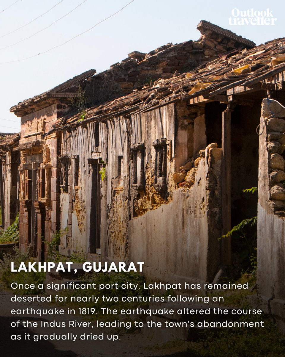 oltraveller's tweet photo. ➡️Swipe through the gallery and check out places in India where history, legends, and myths intertwine seamlessly.

And if you plan on visiting them, save this post for later.

#OutlookTraveller #Unusualplaces #Forgottencities #Travel #BeautifulDestinations📷 https://t.co/iABEjcq3rx