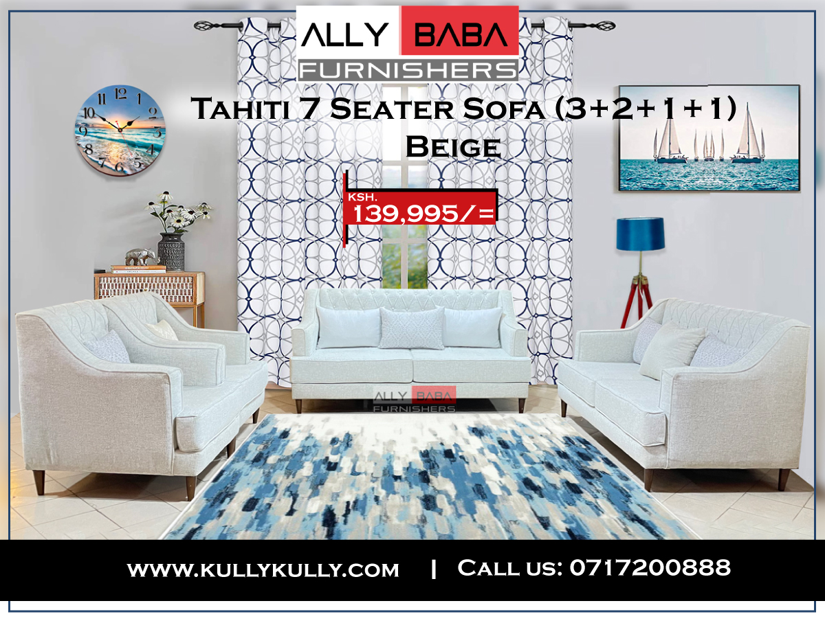 allyfurnishers's tweet image. Create a stylish and inviting atmosphere with the Tahiti Sofa set. Available in over 10 fabrics to choose from.
✅Shop Now: kullykully.com
☎️Contact us: 0717200888
✅Visit us: Marhaba building in Eastleigh
✅FREE Delivery within Nairobi
#Allybabafurnishers #SofaSets