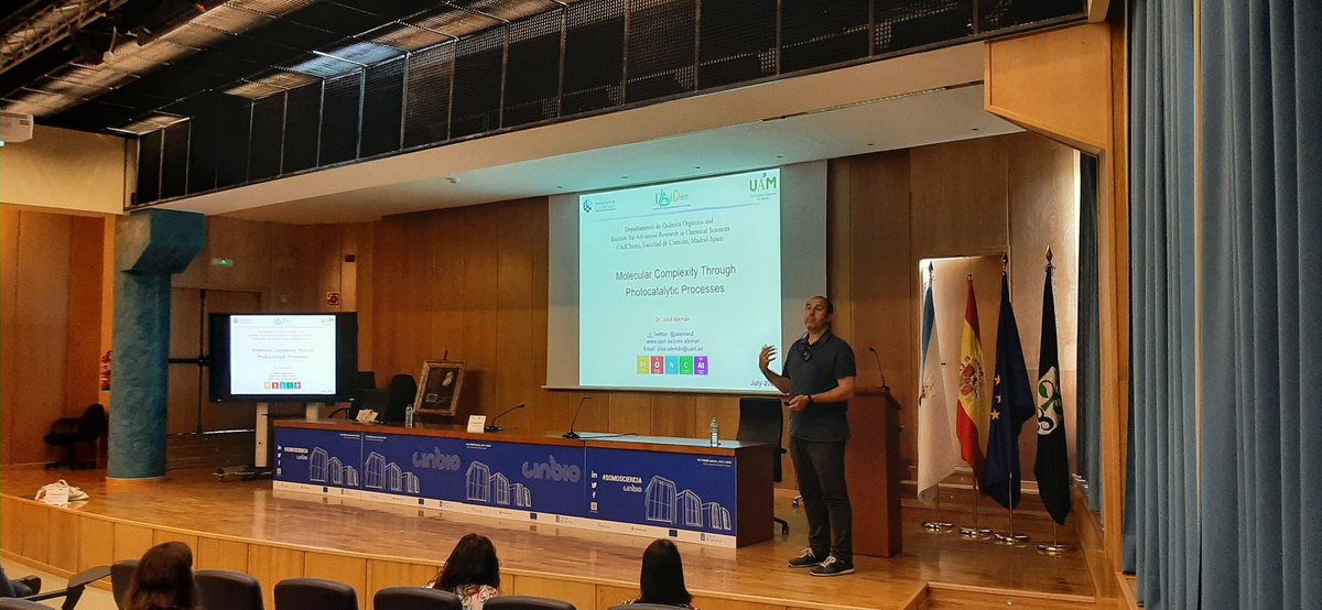 Thanks <a href="/jaleman2/">jaleman</a> for sharing your recent advances in Molecular Complexity Through Photocatalytic Processes #6AM_CINBIO