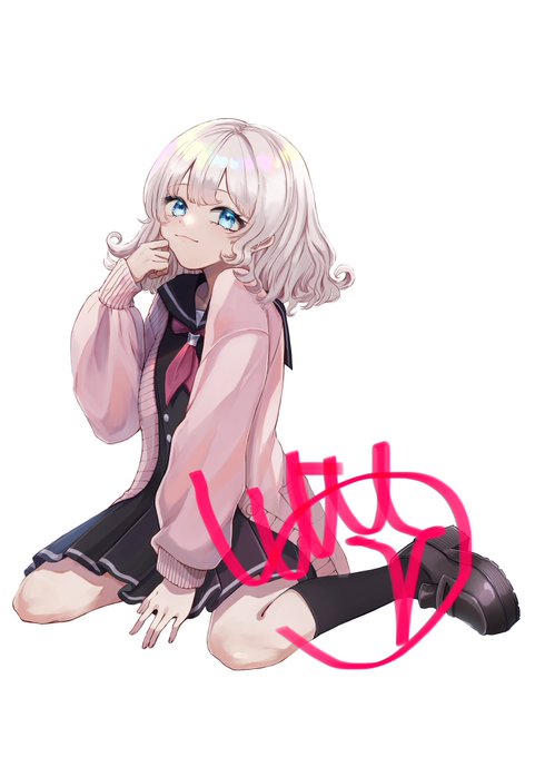 きゅーたんちゃんの立ち絵描かせていただきましたー!  配信活動応援してます!!