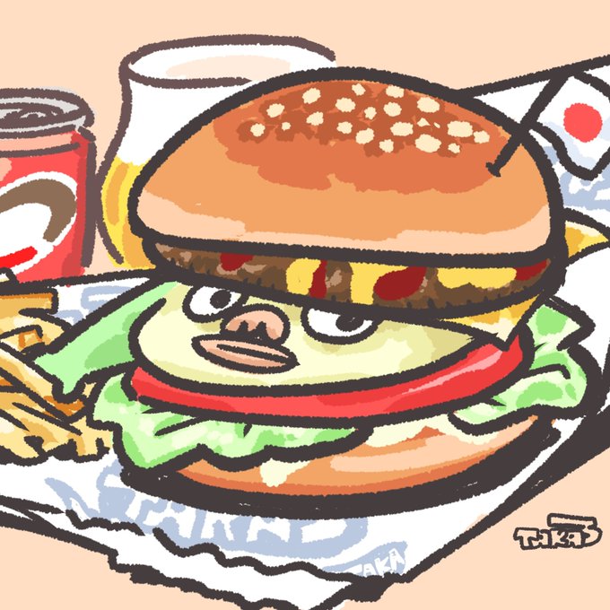 「ハンバーガー レタス」のTwitter画像/イラスト(新着)｜5ページ目