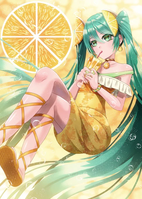柑橘系ミクさん #初音ミク