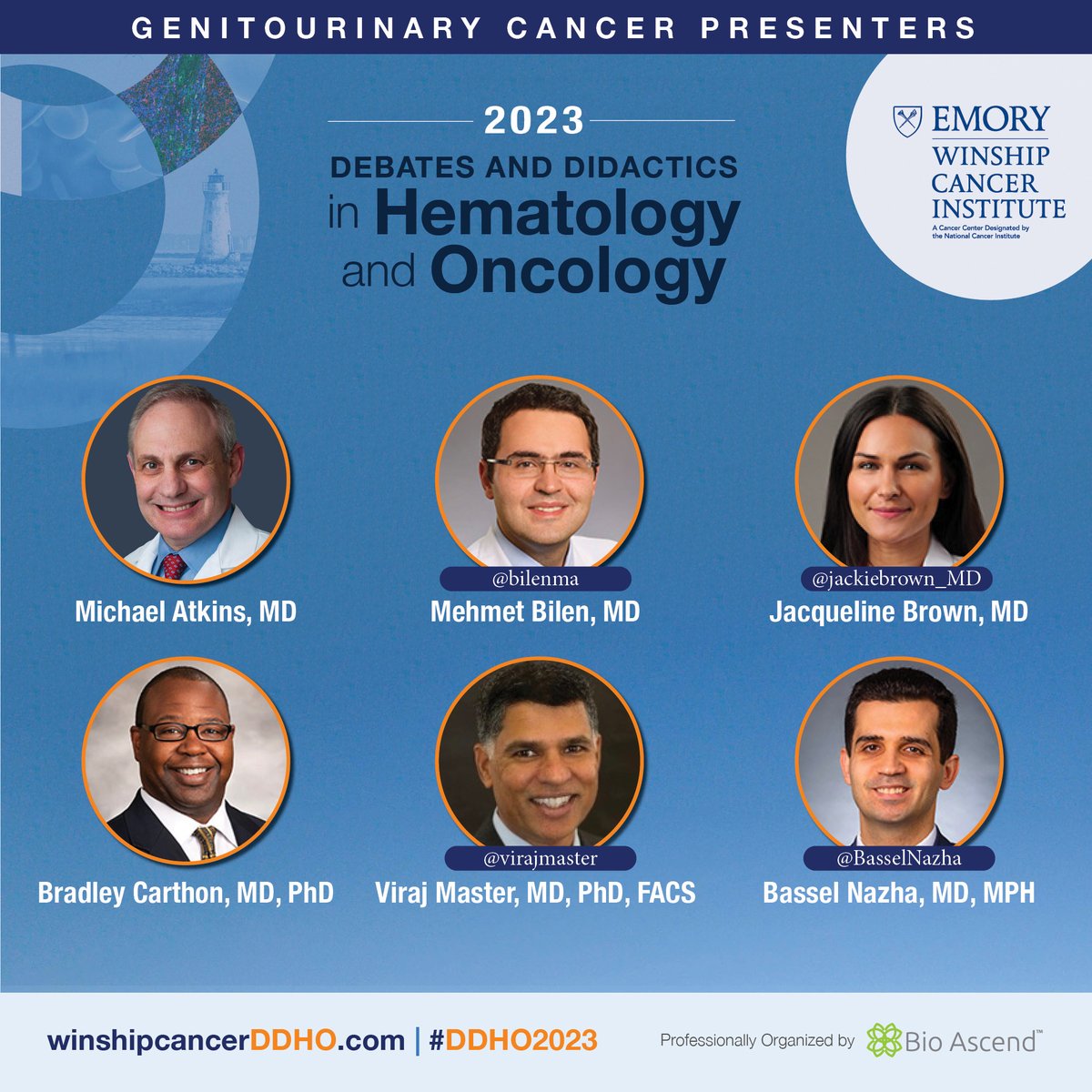 #DDHO2023 is kicking off now with this #genitourinarycancer session with @bilenma @jackiebrown_MD @virajmaster @BasselNazha and other experts! @WinshipAtEmory