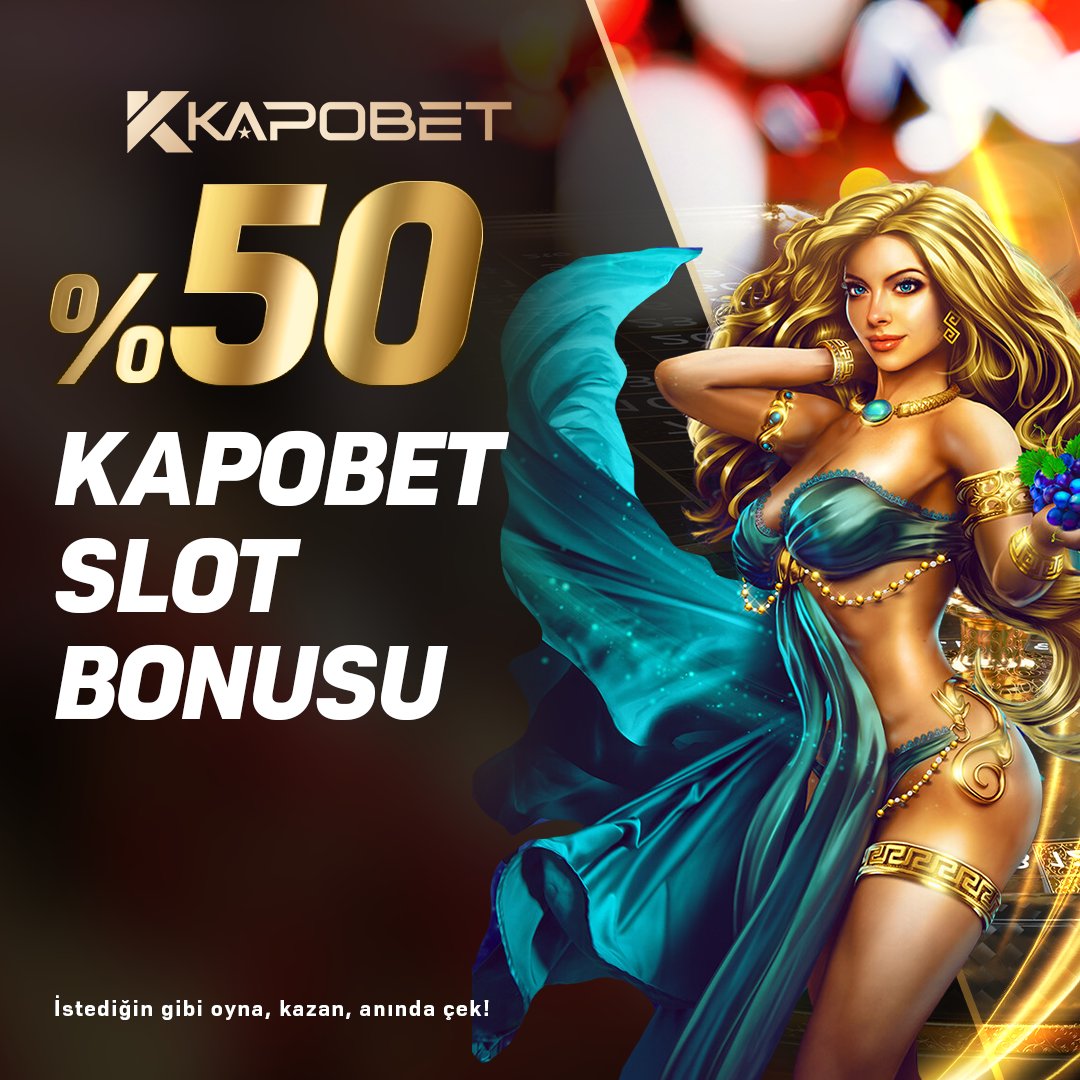 kapobet's tweet photo. %50 Slot bonusu ile kazanma avantajını kaçırma 🔥 KAPOBET GÜNCEL GİRİŞ:  https://t.co/pASNapB8XH https://t.co/h8yoFle7tH