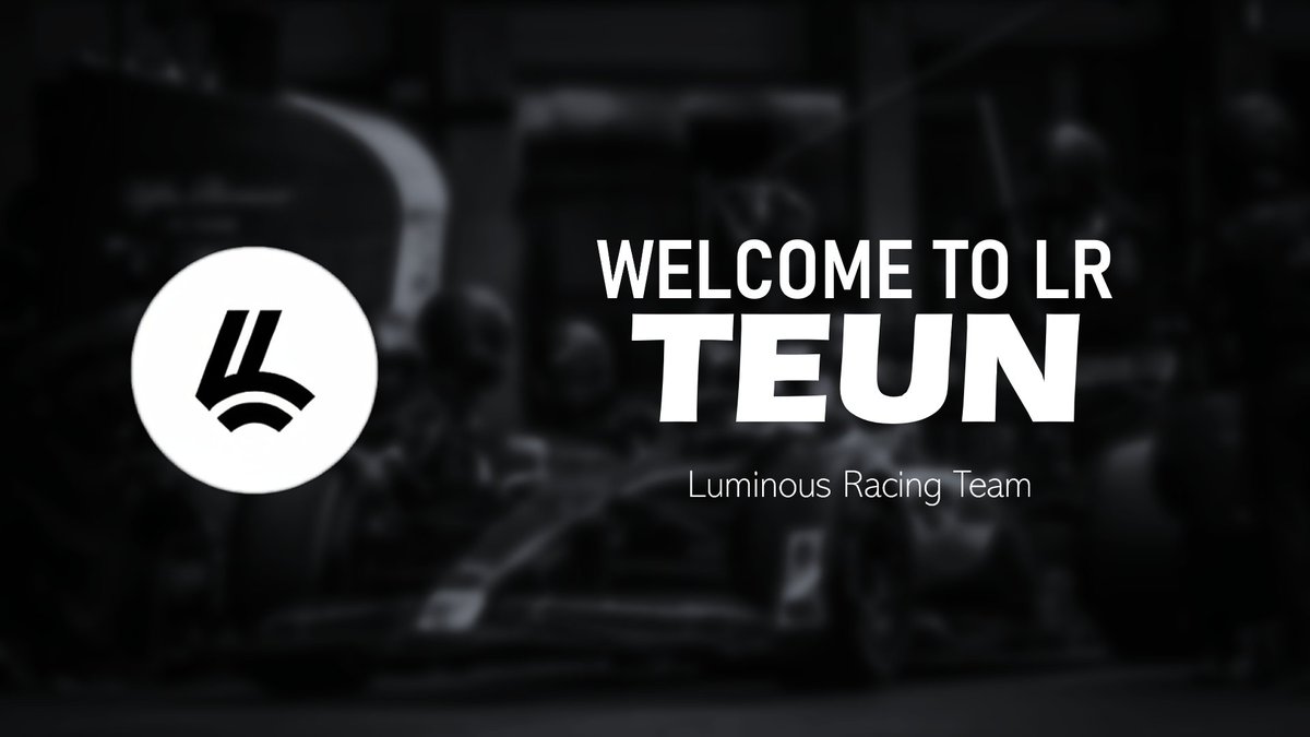 Luminous_Racing's tweet photo. Welcome @Teun_010 to the Luminous Racing Team. We are very excited to see what he can do for us! https://t.co/IiEk6Xptfd