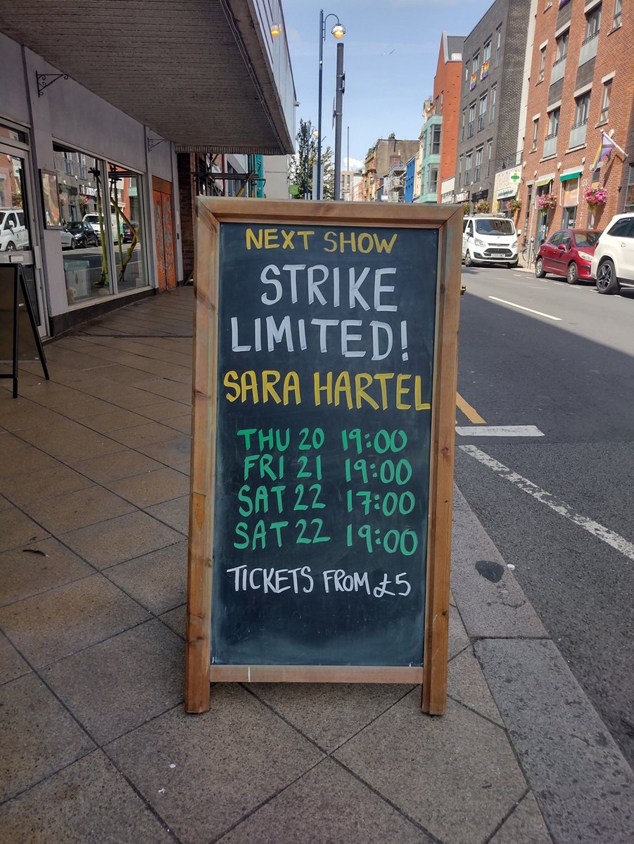 Opens tonight! #StrikeLimited by <a href="/SaraLHeart/">Sara/Sam Hartel</a>.

Tickets at cutt.ly/strikelimited or on the door.

 #gametheatre #newwork #Swansea #highstreet #strike #unions #theshapeofthingstocome