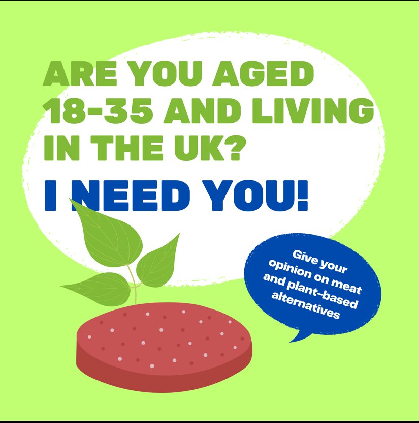 Wonderful people of Twitter - I need your help! 

My partner is doing research for his Master's Dissertation and needs your opinion on plant based meats!

If you have 10 minutes to spare, I would really appreciate it if you could fill out the survey.

mmu.onlinesurveys.ac.uk/health-percept…