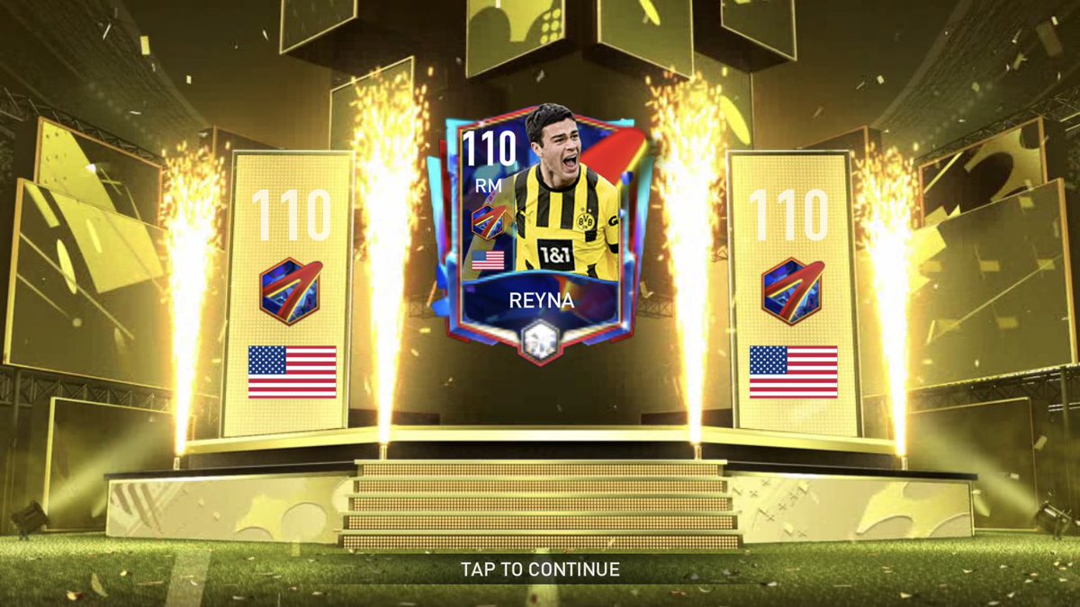 SantiFifaMobile's tweet photo. @FirstHalfYT @EAFIFAMOBILE @ea_fcmobilenews Gio Reyna https://t.co/tEQu4Foy0z
