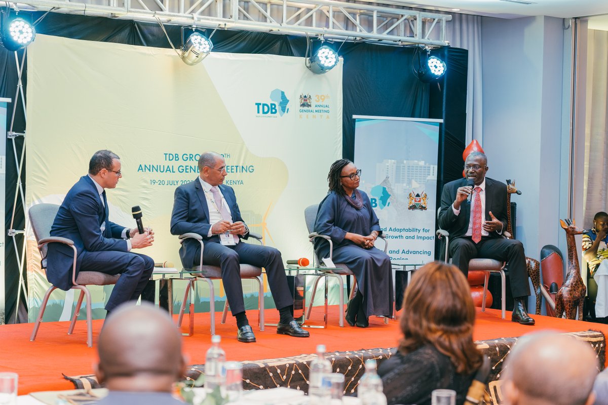 TheOPECFund's tweet photo. Our Assistant Director-General Tareq Alnassar spoke at the 39th Annual General Meeting of the #TDBGroup on a panel about how #MDBs can advance sustainable development. Thank you for the invitation to participate in this critical discussion! 🤝 #OPECFundMission https://t.co/gAxl21zCJV