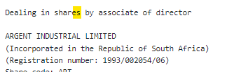 Also Argent $JSEART - there is a grammar mistake on your sens.

You guys should have not used plural as it was just one share 😂😜

#DadJoke