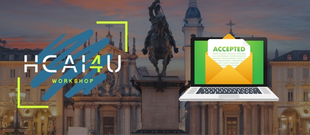 🚨 PAPER NOTIFICATIONS ARE OUT 🚨

Congrats to all the authors of accepted papers.
We look forward to meeting you in Turin on Sep 20, 2023.

Check our website for the updates: sites.google.com/view/hcai4u2023.

@chitalyconf @erasmopurif11 @ernestowdeluca @ludovicoboratto