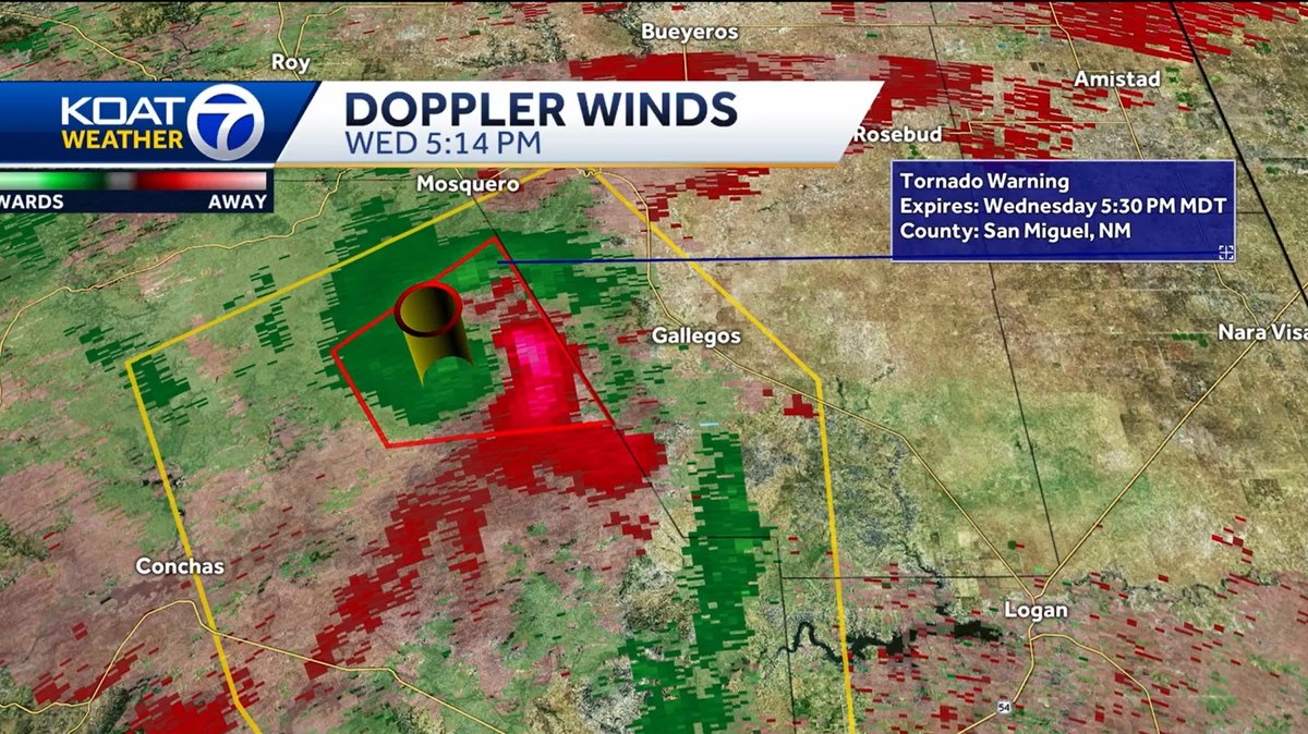 Tornado warning expired for San Miguel County #BreakingNews #Breaking #Tornado https://t.co/OmMrQC7DUM https://t.co/3ih0RMdTTn