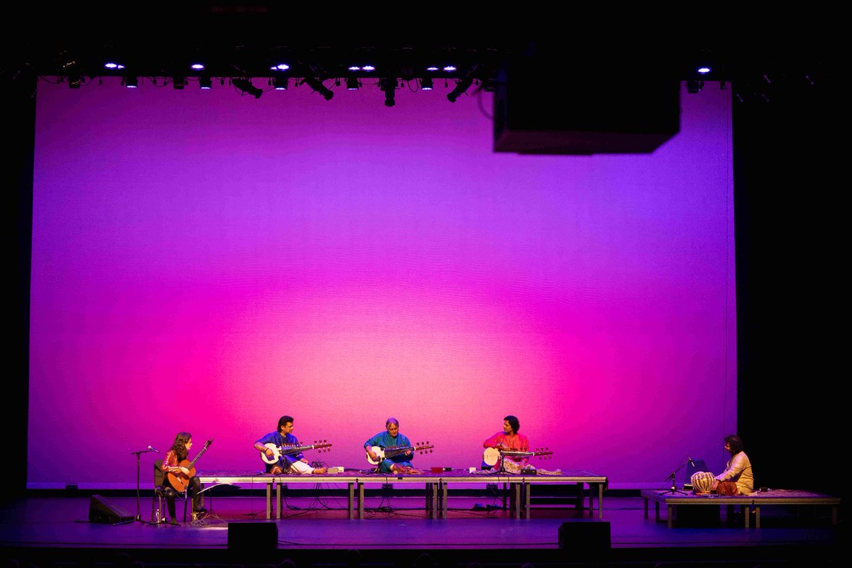 The universal language of music goes beyond the limits of stage uniting people and emotions.
@theschaefercenter @appsummerfestival @SharonIsbin

 #stringsforpeace #sarod #guitar #amjadalikhan #sharonisbin #amaanalibangash #ayaanalibangash #SarodTradition #SarodEnthusiasts